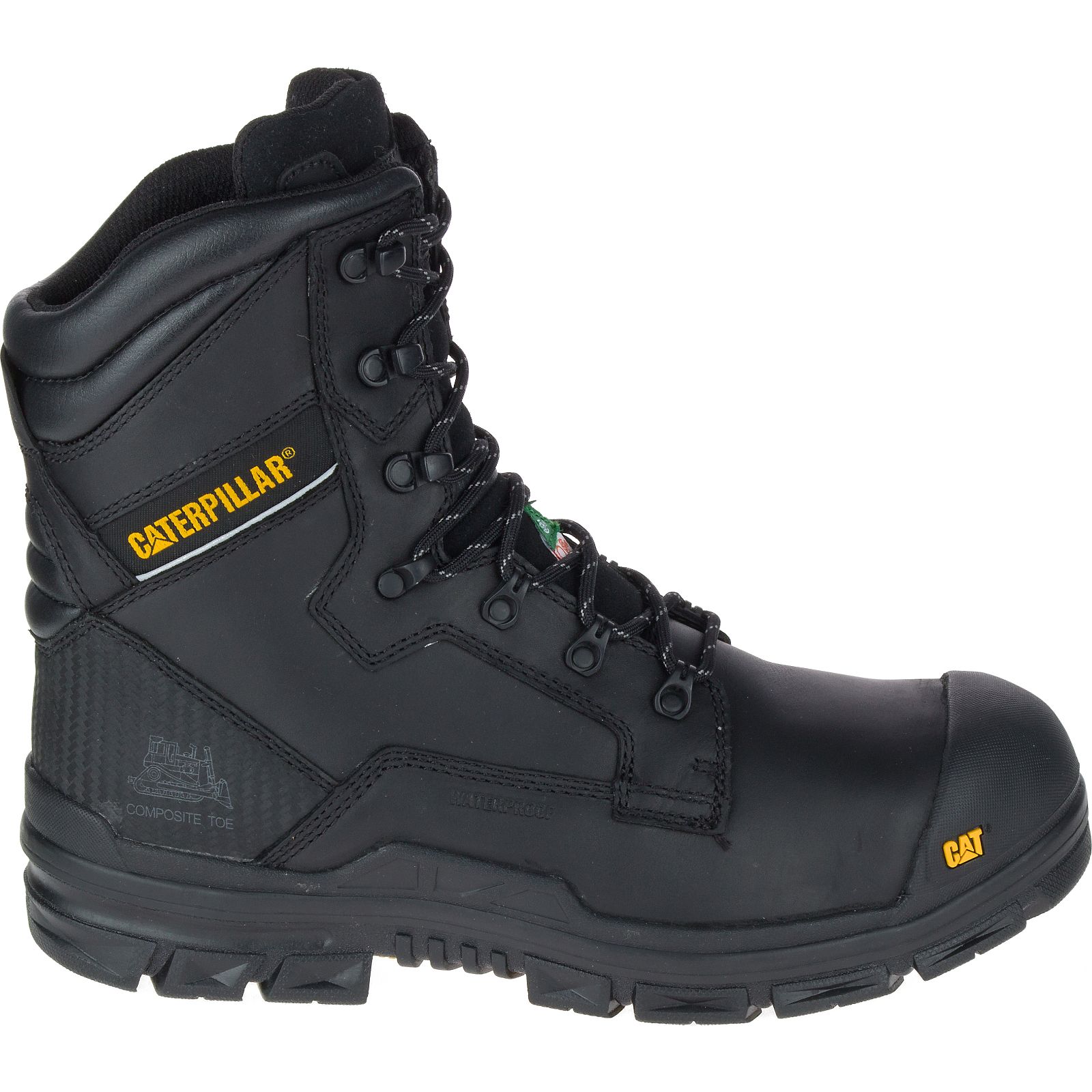 Caterpillar Scaffold Waterproof Tx Csa Nanotoe Philippines - Mens Work Boots - Black 08351MEKD